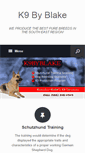 Mobile Screenshot of k9byblake.com